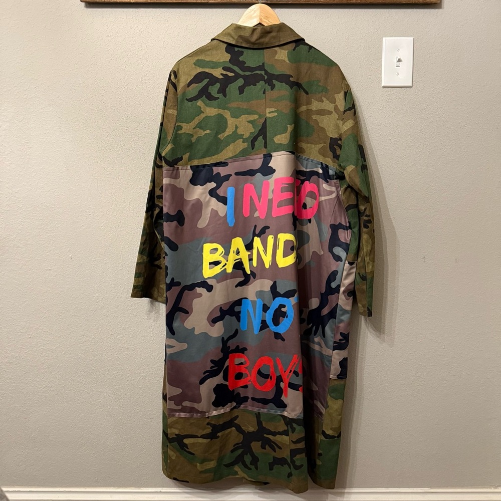 For Her Women Jacket Green Camouflage Size 1X - Picture 5 of 16